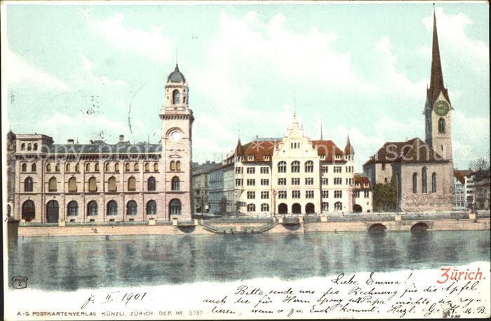 11670374 Zuerich Stadthaus unf Fraumuenster Zuerich