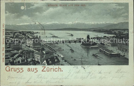 11670695 Zuerich Stadt und Seeblick Zuerich