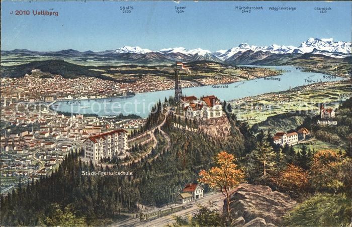 11670761 Uetliberg Zuerich Staedt Freiluftschule Hotel Uto Kulm Zuerichsse Panor