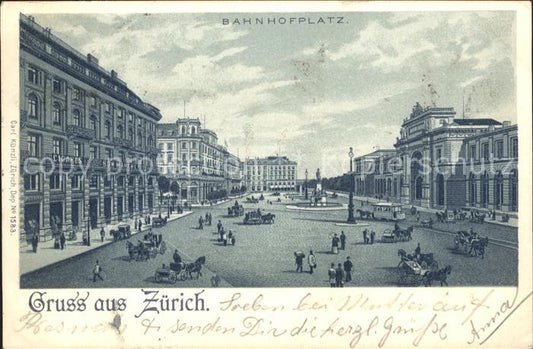 11670807 Zuerich Bahnhofplatz Zuerich