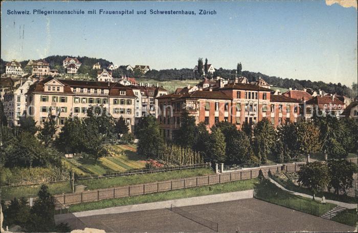 11670858 Zuerich Schweizer Pflegerinnenschule mit Frauenspital und Schwesternhau