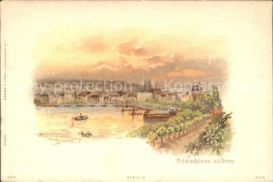 11670910 Zuerich Seebruecke Panorama Zuerich