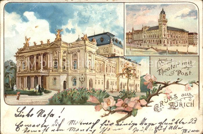 11670911 Zuerich Theater mit Post Zuerich