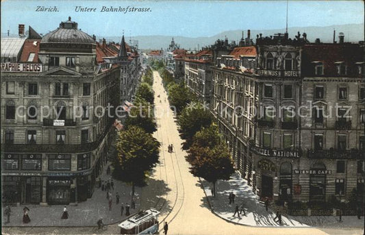 11671812 Zuerich Untere Bahnhofstrasse Tramway de Zurich