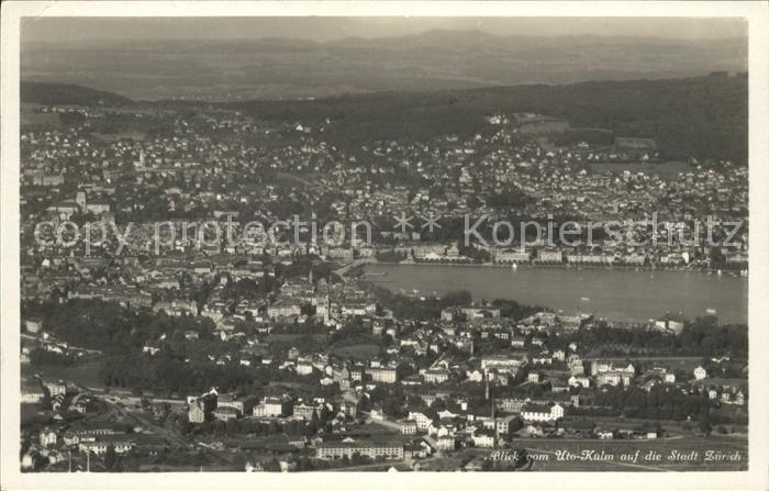 11671821 Zuerich Blick von Uto-Kulm mit See Zuerich