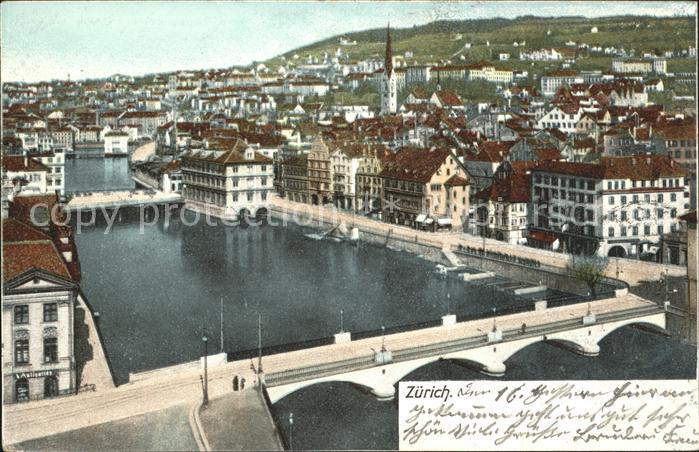 11671853 Zuerich Limmat Bruecken Zuerich