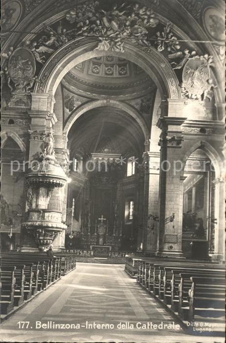 11672317 Bellinzona Interno della Cattedrale Bellinzona