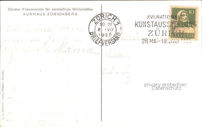 11672378 Zuerich Kurhaus Zuerichberg alkoholfrei Zuerich