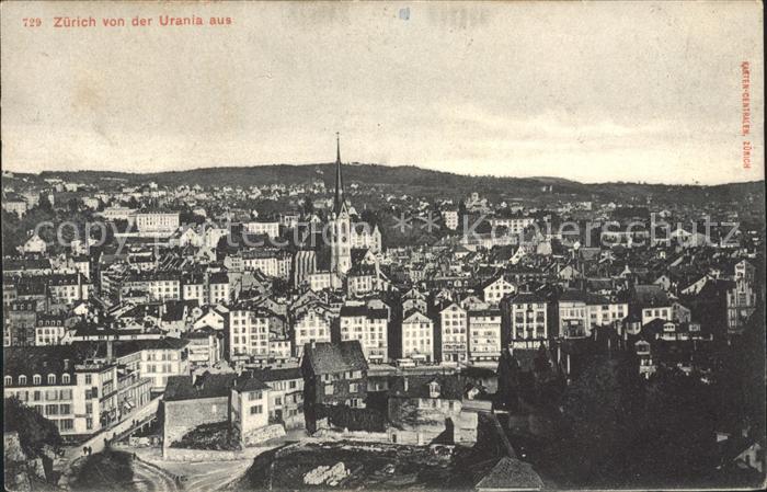 11672387 Zuerich Blick von Urania aus Zuerich