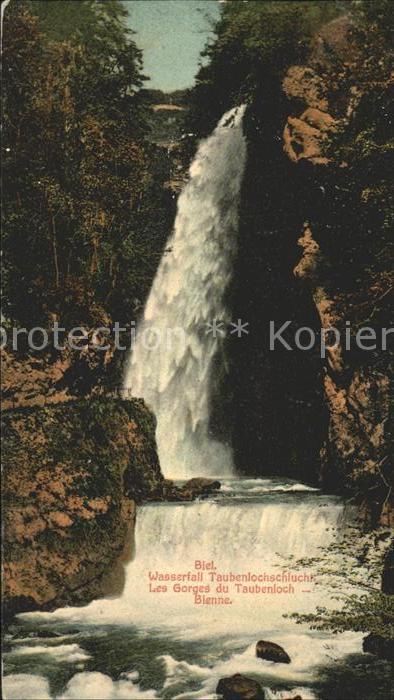 11672453 Bienne Cascade Taubenlochschlucht Bienne/Bienne