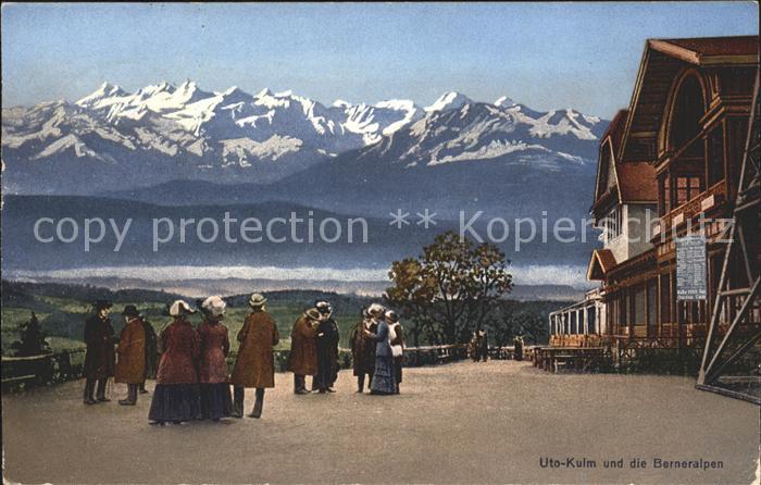 11672728 Uetliberg Zuerich Hotel Uto Kulm mit Berneralpen Uetliberg Zuerich