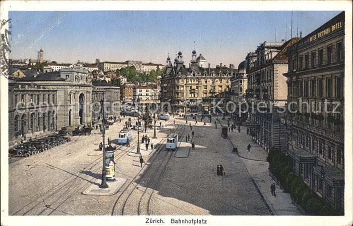 11672757 Zuerich Bahnhofplatz Zuerich