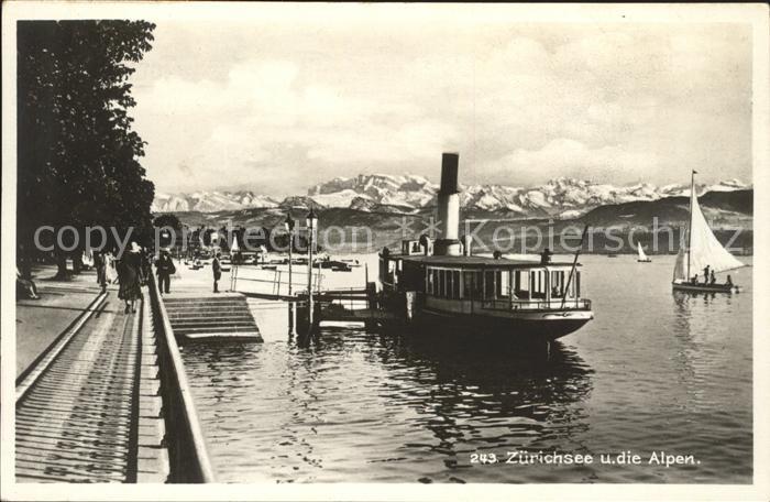 11672845 Zuerichsee Bootsanleger Dampfer Panorama Zuerich