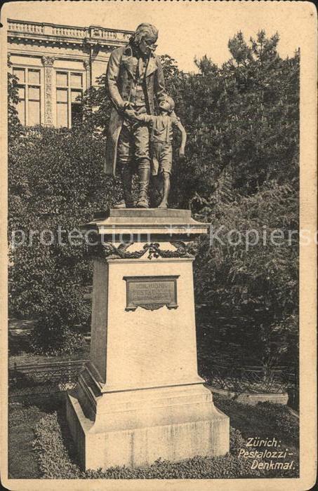 11672853 Zuerich Pestalozzi Monument Zuerich