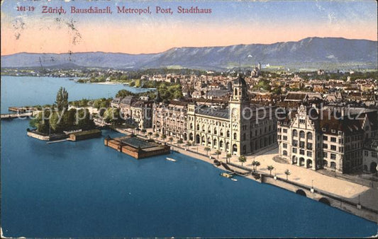 11672858 Zuerich Bauschaenzli Metropol Post Stadthaus Zuerich