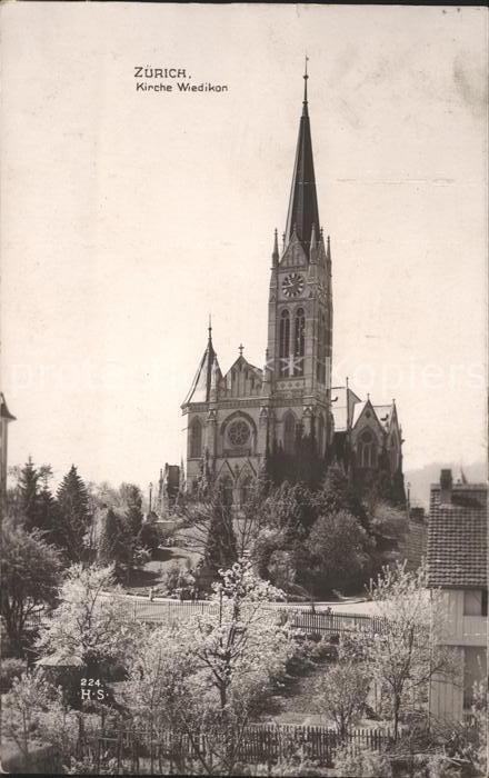 11672922 Wiedikon Kirche Zuerich