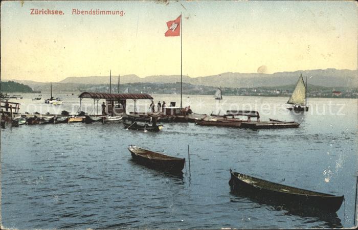 11672925 Zuerichsee Abendstimmung  Zuerich