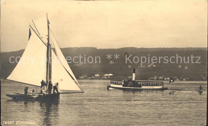 11672953 Zuerichsee Panorama Faehre Segelboot Zuerich