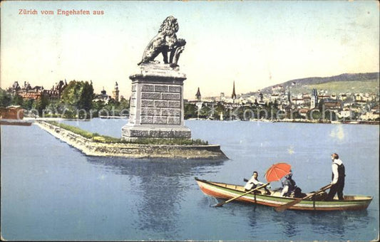 11673191 Zuerich vom Engenhafen aus Zuerich