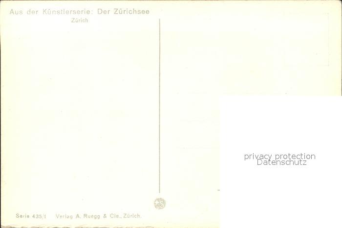 11673661 Zuerich Zuerichsee Kuenstlerkarte Zuerich