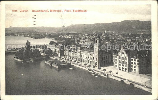 11673663 Zuerich Bauschaenzli Metropol Post Stadthaus Zuerich