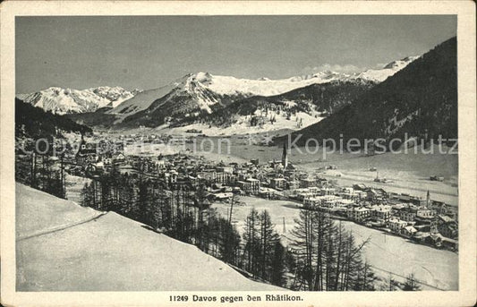 11682478 Davos GR avec Rhaetikon Davos Platz