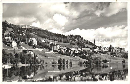 11682557 St Moritz GR avec Lac de St. Moritz