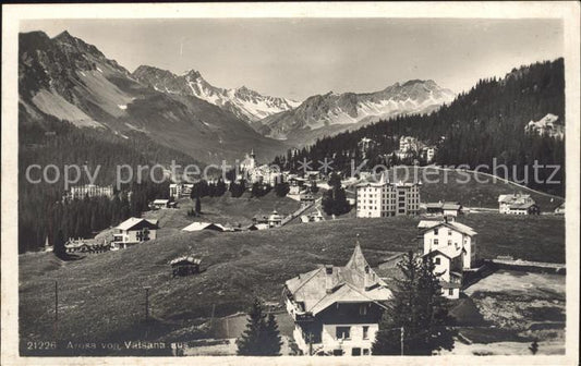 11682628 Arosa GR von Valsana aus gesehen Arosa