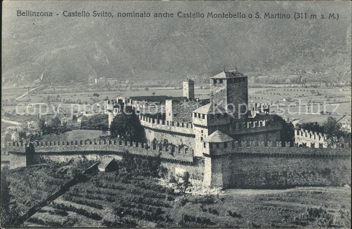 11682722 Bellinzona Castello Svitto Castello Montebello S. Martino Bellinzona