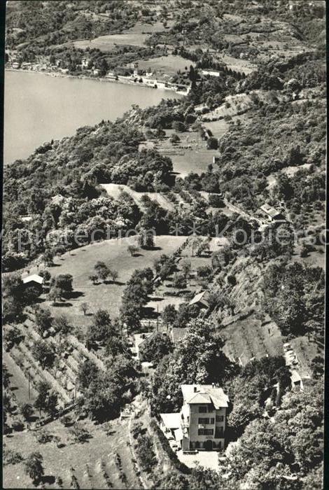 11683075 Lugano TI Photo d'aviation du lac de Lugano TI