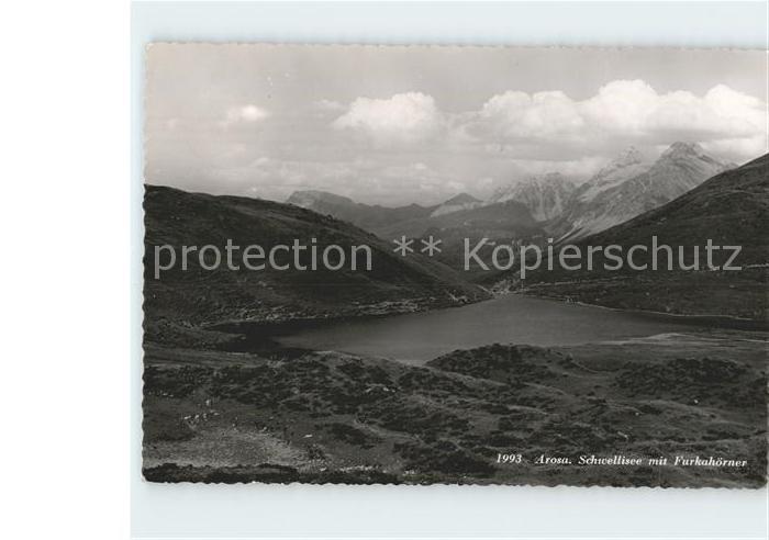 11679996 Arosa GR Schwellisee mit Furkahoerner Arosa GR