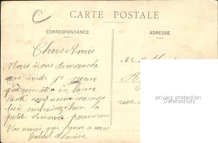 11685275 Geneve GE Monument du Duc de Brunschwich Hotel Beau Rivage Stempel auf