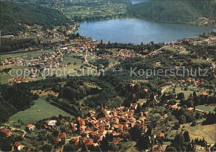 11686897 Lago di Lugano TI Cadegliano Fliegeraufnahme