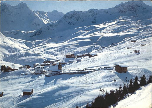 11687267 Arosa GR Bergkirchli im Skigebiet Arosa