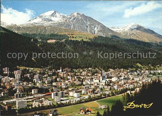 11691819 Davos GR avec Schatzalp Strela et Schiahorn Davos Platz