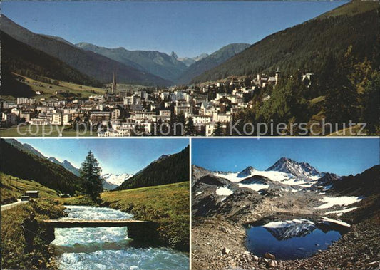 11691891 Davos GR Panorama Tinzenhorn Piz Michel Schwarzhorn Scalettagltscher Jo