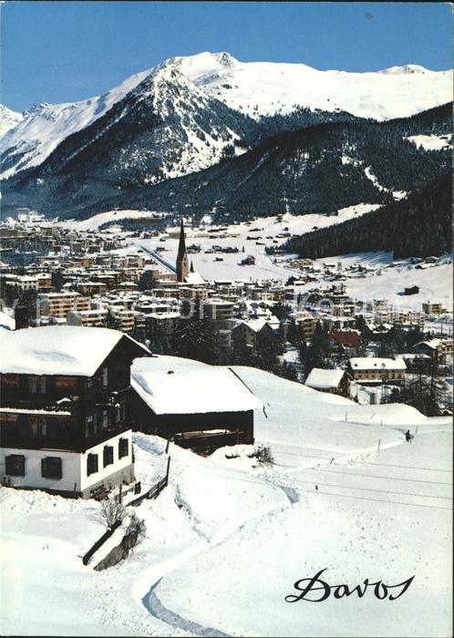 11694660 Davos GR avec vue sur Seehorn et Pischa Davos Platz