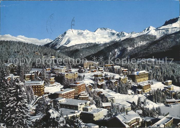 11694795 Arosa GR mit Obersee Arosa