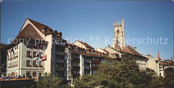 11694896 Fribourg FR Visite St Nicolas et Hôtel Duc Bertold Fribourg