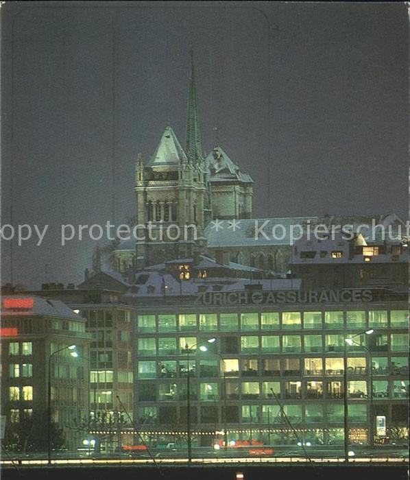 11695396 Zuerich Cathedrale la nuit Zuerich