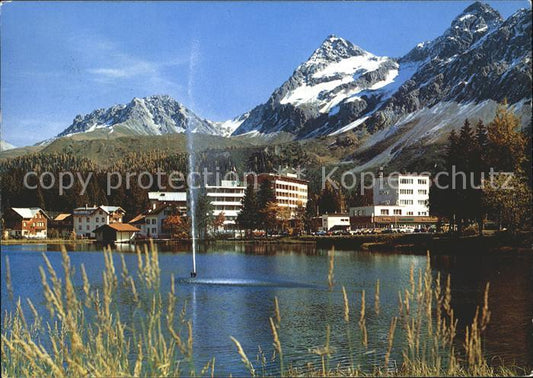 11695665 Arosa GR Am Obersee Fontaene Arosa