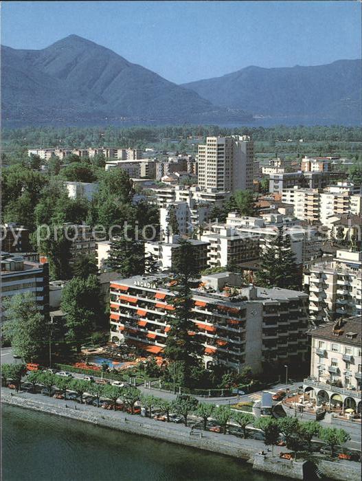 11695909 Locarno TI Hôtel Arcadia photo aérienne