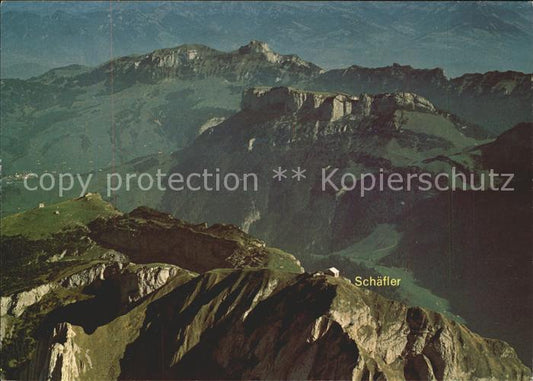 11696156 Ebenalp Photo aérienne Berggasthaus Schaefler Hoher Kasten Vorarlberg