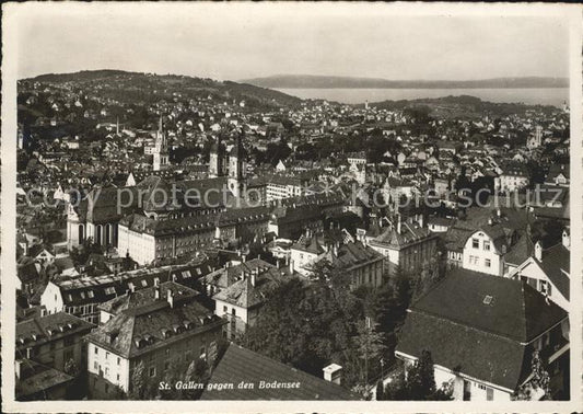 11696220 St Gallen SG Photographie aérienne avec le lac de Constance Saint-Gall