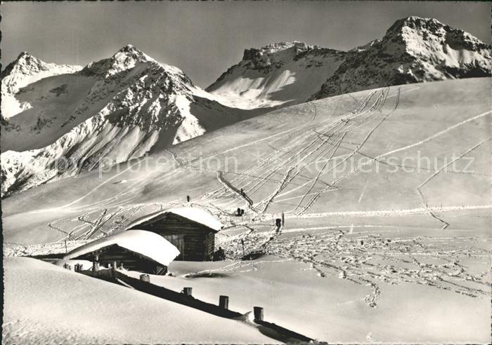 11696299 Domaine skiable Arosa GR Tschuggen Furkahoerner Arosa