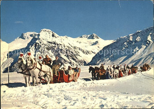 11698223 Arosa GR Promenade en traîneau tiré par des chevaux Arlenwald Arosa