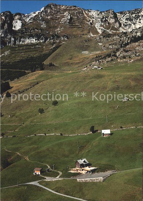 11698285 Amden SG restaurant de montagne Zum Holzstuebli avec Mattstock photo aérienne B