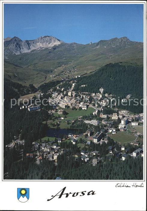 11698337 Arosa GR avec quartier Hoernli Arosa