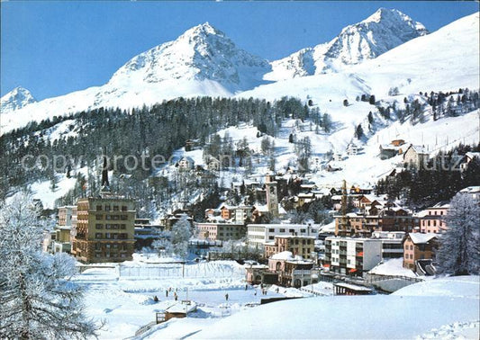 11701377 St Moritz GR avec Piz Albana et Piz Julier St. Moritz