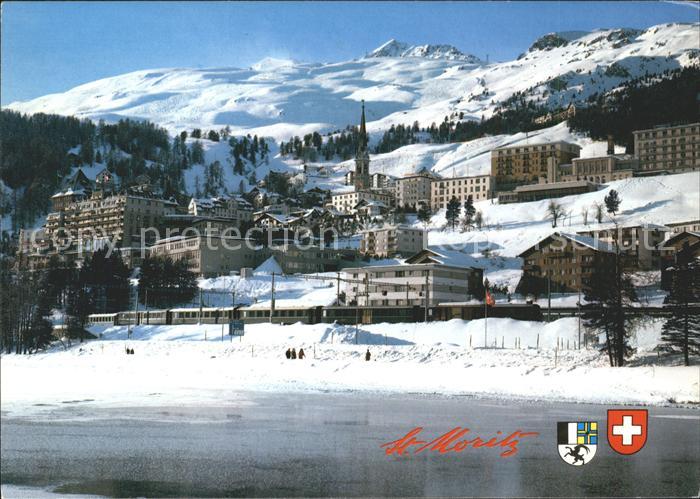 11701450 St Moritz GR Vue partielle de Saint-Moritz